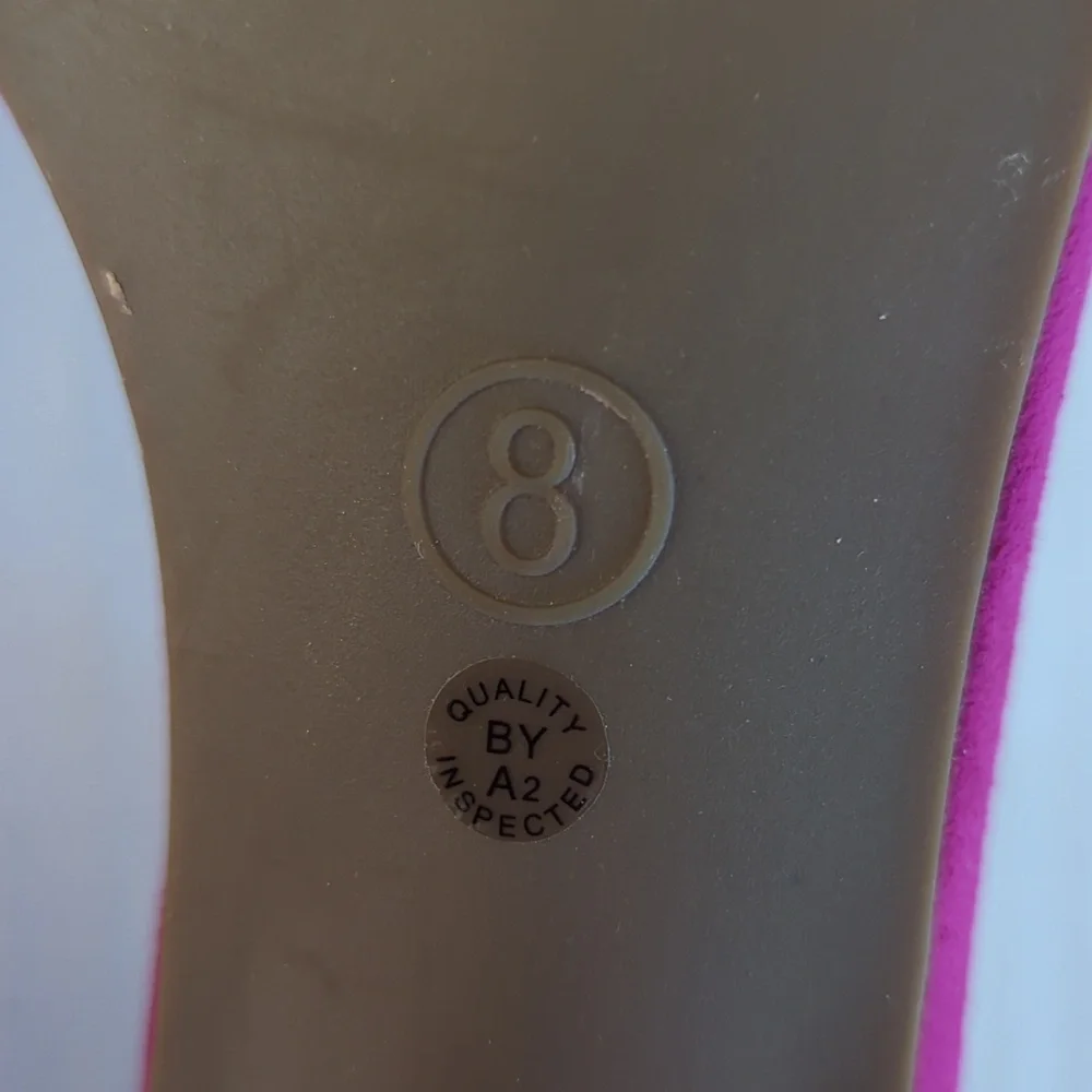 Worthington Beckwith Block Heel Open Toe Sandals 8 Fuchsia Pink - Picture 16 of 16
